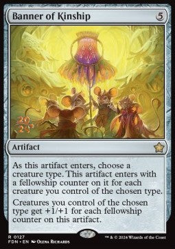Banner of Kinship - Magic: The Gathering Foundations: Promos (Rare) [PFDN-127]