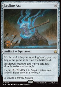 Leyline Axe - Magic: The Gathering Foundations: Promos (Rare) [PFDN-129]