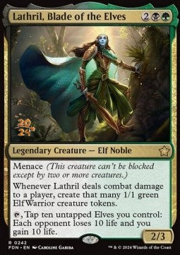 Lathril, Blade of the Elves (V.1) - Magic: The Gathering Foundations: Promos (Rare) [PFDN-242]