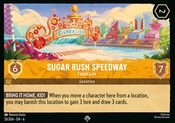 Sugar Rush Speedway - Finish Line (V.1) - Azurite Sea (Super Rare) [6AZS-35]