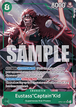 Eustass"Captain"Kid (OP01-051) (V.2) - The Best (Alternate Art) [PRB01-OP01-051]