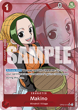 Makino (OP02-015) (V.3) - The Best (Uncommon) [PRB01-OP02-015]