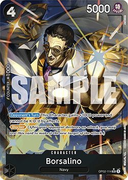 Borsalino (OP02-114) (V.2) - The Best (Alternate Art) [PRB01-OP02-114]