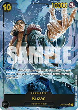 Kuzan (OP02-121) (V.2) - The Best (Alternate Art) [PRB01-OP02-121]