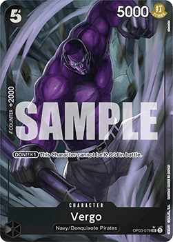 Vergo (OP03-079) (V.3) - The Best (Uncommon) [PRB01-OP03-079]