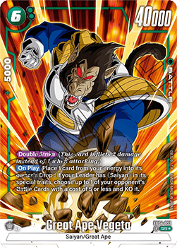 Great Ape Vegeta (FB04-052) [Fusion World] (V.2 - Alternate Art)