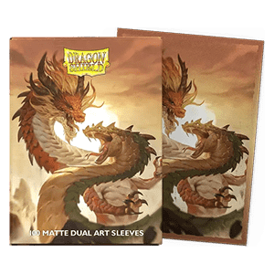 100 Dragon Shield Sleeves - Matte Dual Wood Snake 2025