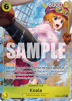Koala (OP09-103) (V.2) - Emperors in the New World (Alternate Art) [OP09-103]