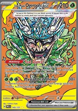 Teal Mask Ogerpon ex - Prismatic Evolutions (Special Illustration Rare) [PRE-145]