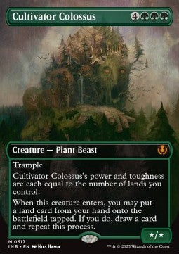 Cultivator Colossus (V.1) - Innistrad Remastered: Extras (Mythic) [XINR-317]
