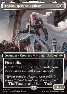 Thalia, Heretic Cathar (V.1) - Innistrad Remastered: Extras (Rare) [XINR-300]