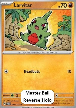 Larvitar - Prismatic Evolutions: Additionals (Common) [xPRE-047]