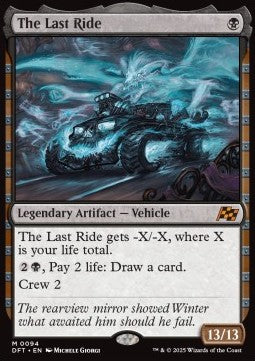The Last Ride - Aetherdrift (Mythic) [DFT-94]