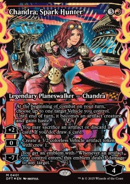 Chandra, Spark Hunter (V.1) - Aetherdrift: Extras (Mythic) [XDFT-401]