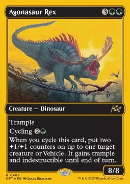 Agonasaur Rex (V.1) - Aetherdrift: First-Place (Rare) [DFTFP-465]