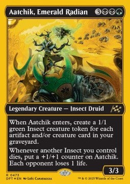 Aatchik, Emerald Radian - Aetherdrift: First-Place (Rare) [DFTFP-473]