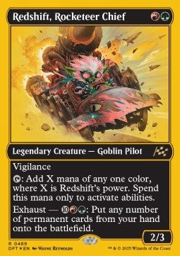 Redshift, Rocketeer Chief - Aetherdrift: First-Place (Rare) [DFTFP-489]