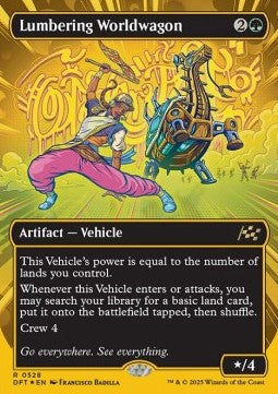 Lumbering Worldwagon (V.2) - Aetherdrift: First-Place (Rare) [DFTFP-528]