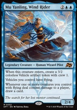 Mu Yanling, Wind Rider (V.2) - Aetherdrift: Promos (Mythic) [PDFT-52]