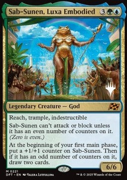 Sab-Sunen, Luxa Embodied (V.2) - Aetherdrift: Promos (Mythic) [PDFT-221]