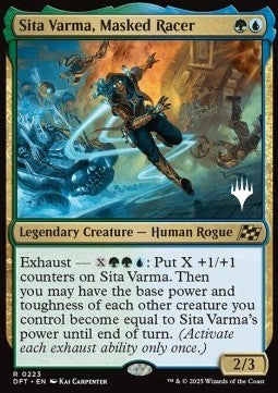 Sita Varma, Masked Racer (V.2) - Aetherdrift: Promos (Rare) [PDFT-223]
