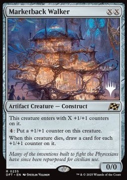 Marketback Walker (V.2) - Aetherdrift: Promos (Rare) [PDFT-235]