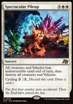 Spectacular Pileup (V.1) - Aetherdrift: Promos (Rare) [PDFT-29]