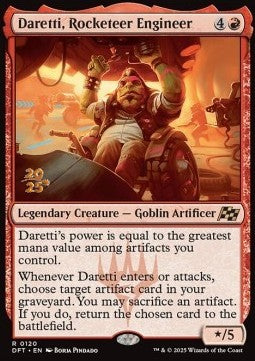 Daretti, Rocketeer Engineer (V.1) - Aetherdrift: Promos (Rare) [PDFT-120]