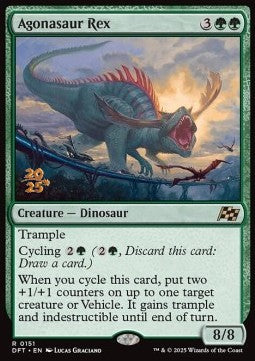 Agonasaur Rex (V.1) - Aetherdrift: Promos (Rare) [PDFT-151]