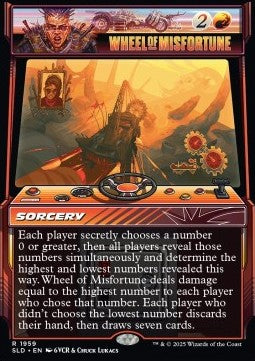 Wheel of Misfortune - Secret Lair Drop Series: Winter Superdrop 2025 (Rare) [SLDW25-1959]