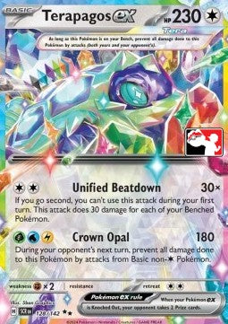 Terapagos ex - Play! Pokémon Prize Pack Series Six (Prize Pack Series) [PPS6-SCR 128]