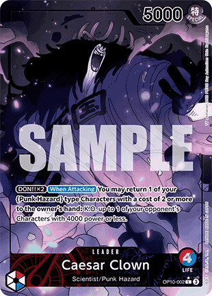 Caesar Clown (OP10-002) (V.2) - Royal Blood (Alternate Art) [OP10-002]