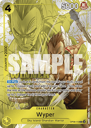 Wyper (OP08-110) (V.2) - Unnumbered Promos (Rare) [UP-OP08-110]
