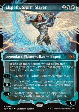 Elspeth, Storm Slayer (V.2) - Tarkir: Dragonstorm: Extras (Mythic) [XTDM-401]