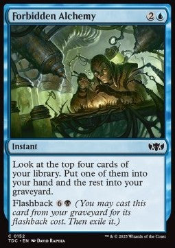 Forbidden Alchemy - Commander: Tarkir: Dragonstorm (Common) [TDC-152]