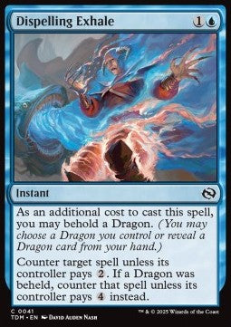 Dispelling Exhale - Tarkir: Dragonstorm (Common) [TDM-41]