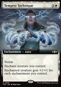 Tempest Technique - Commander: Tarkir: Dragonstorm: Extras (Rare) [XTDC-56]