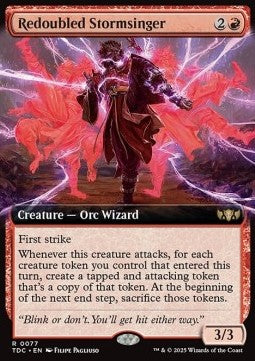 Redoubled Stormsinger - Commander: Tarkir: Dragonstorm: Extras (Rare) [XTDC-77]