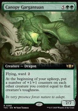 Canopy Gargantuan - Commander: Tarkir: Dragonstorm: Extras (Rare) [XTDC-85]
