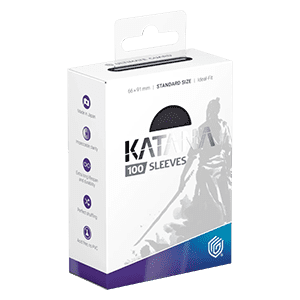 100 Ultimate Guard Katana Sleeves (Obsidian Shard)