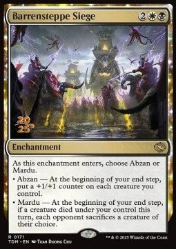 Barrensteppe Siege (V.1) - Tarkir: Dragonstorm: Promos (Rare) [PTDM-171]