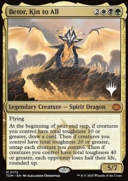 Betor, Kin to All (V.2) - Tarkir: Dragonstorm: Promos (Mythic) [PTDM-172]