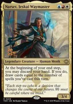 Narset, Jeskai Waymaster (V.1) - Tarkir: Dragonstorm: Promos (Rare) [PTDM-209]