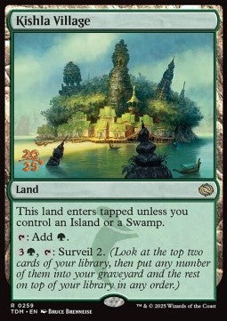Kishla Village (V.1) - Tarkir: Dragonstorm: Promos (Rare) [PTDM-259]