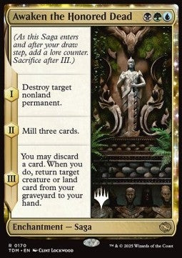 Awaken the Honored Dead (V.2) - Tarkir: Dragonstorm: Promos (Rare) [PTDM-170]