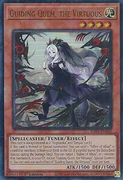 Guiding Quem, the Virtuous (V.2 - Ultra Rare) - Quarter Century Stampede (Ultra Rare) [RA04-043]
