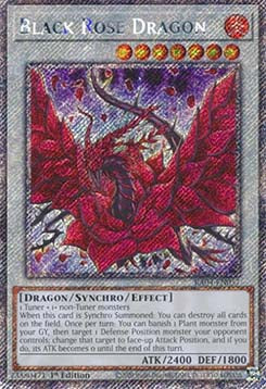 Black Rose Dragon (V.4 - Platinum Secret Rare) - Quarter Century Stampede (Platinum Secret Rare) [RA04-057]