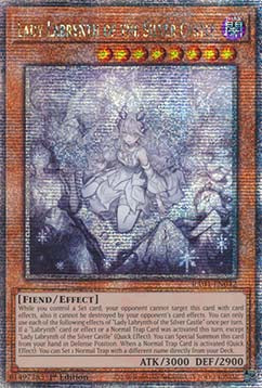 Lady Labrynth of the Silver Castle - Quarter Century Stampede (Quarter Century Secret Rare) [RA04-042]