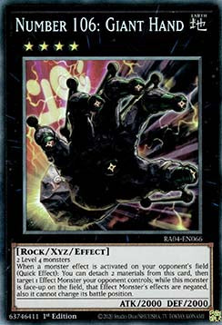 Number 106: Giant Hand (V.6 - Collectors Rare) - Quarter Century Stampede (Collectors Rare) [RA04-066]