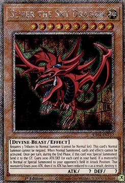 Slifer the Sky Dragon (V.1 - Platinum Secret Rare) - Quarter Century Stampede (Platinum Secret Rare) [RA04-117]